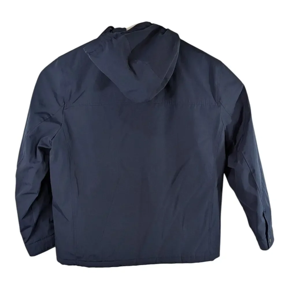 Levis Mens Hoodie Winter Rain Jacket 2XL XXL Water Wind Resist Navy Blue Arctic